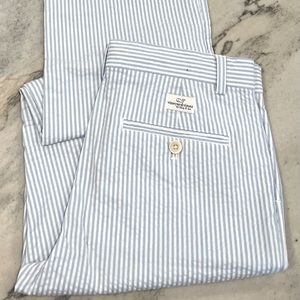 New Vineyard Vines Boys' Stretch Seersucker Breaker Pants size 18 NWOT